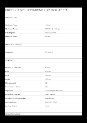 Motorlar Perkins 2806J-E18TA