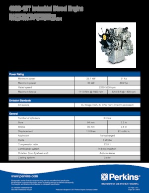 Motorlar Perkins 403D-15T