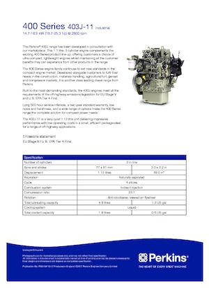 Motorlar Perkins 403J-11