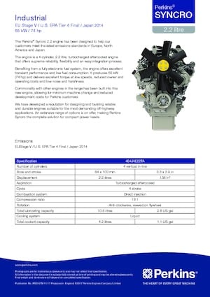Motorlar Perkins 404J-E22TA