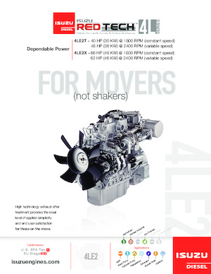 Engines Isuzu 4LE2X