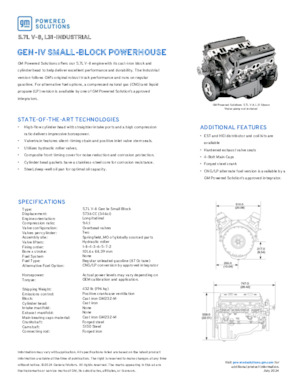 Motorlar GM 5.7L V-8