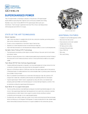 Motorlar GM 6.2L V-8 SC