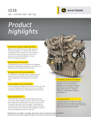 Engines John Deere Construction 6180CI510