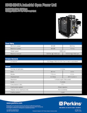 Motorlar Perkins 854E-E34TA