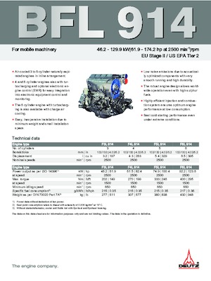 Engines Deutz BF 6 L 914 C