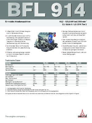 Engines Deutz BF 6 L 914