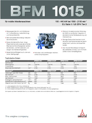 Motorlar Deutz BF 6 M 1015 C