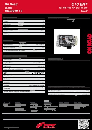Engines FPT Industrial Cursor10 ENT (331 kW)