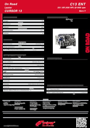 Engines FPT Industrial Cursor13 ENT (331 kW)