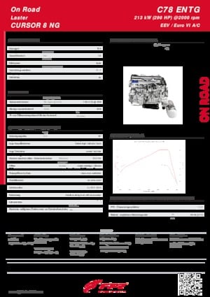 Engines FPT Industrial Cursor78 ENTG (213 kW)