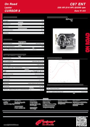 Engines FPT Industrial Cursor87 ENT (228 kW)