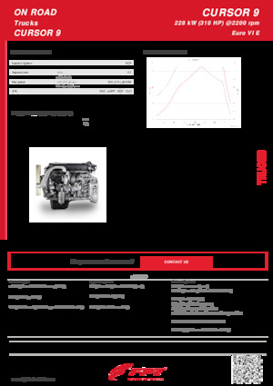 Motorlar FPT Industrial Cursor9 ENT (228 kW)