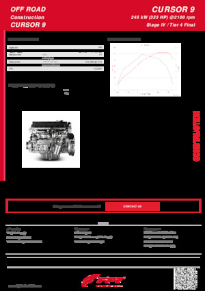 Motorlar FPT Industrial Cursor9 ENT (245 kW)