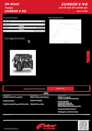 Engines FPT Industrial Cursor9 NG (294 kW)