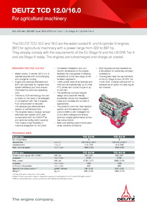 Engines Deutz D 2011 L3 i
