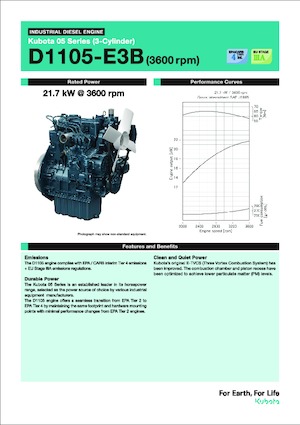 Engines Kubota D1105-E3B