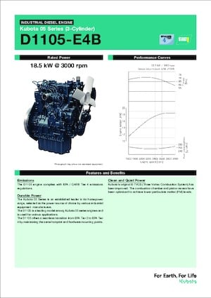Motorlar Kubota D1105-E4B