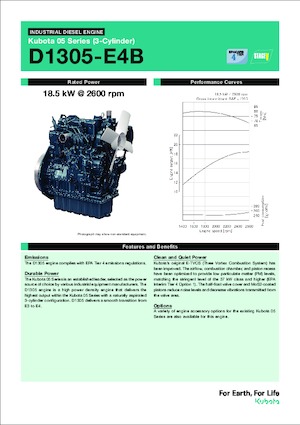 Engines Kubota D1305-E4B