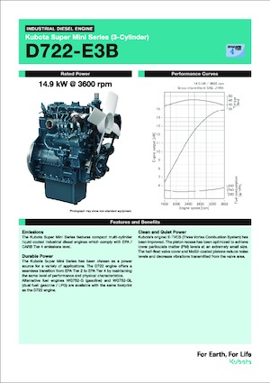 Engines Kubota D722-E3B