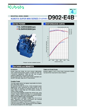 Engines Kubota D902-E3B