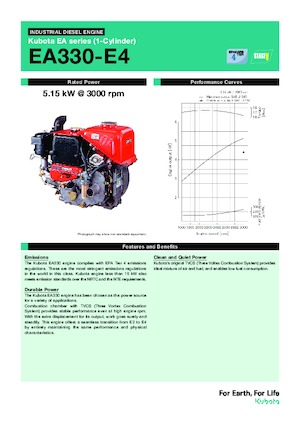 Motorlar Kubota EA330-E4