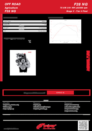 Motorlar FPT Industrial F28 NG (75 kW)