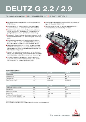 Engines Deutz G 2.2 L3