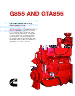 Engines Cummins GTA855