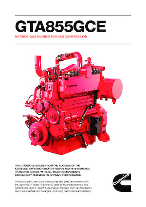 Motorlar Cummins GTA855GCE