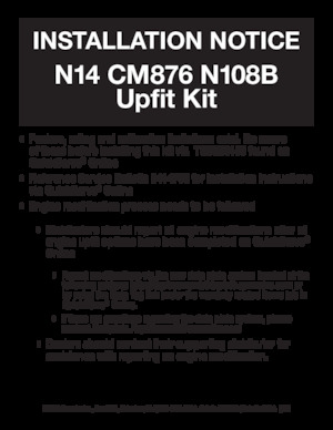 Motorlar Cummins N14 Plus