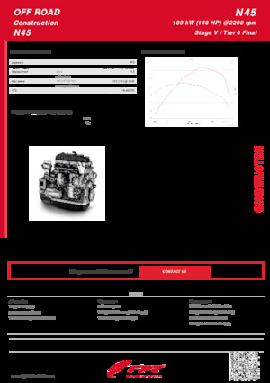 Engines FPT Industrial N45 ENT (103 kW)