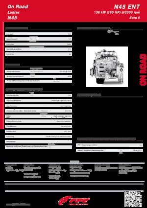 Motorlar FPT Industrial N45 ENT (138 kW)