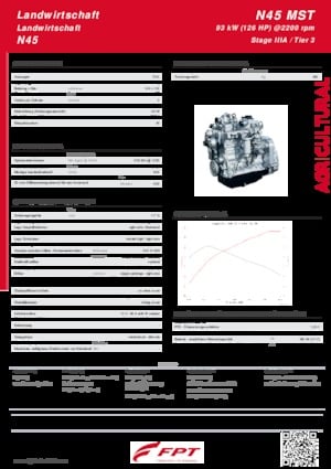 Engines FPT Industrial N45 MST (93 kW)