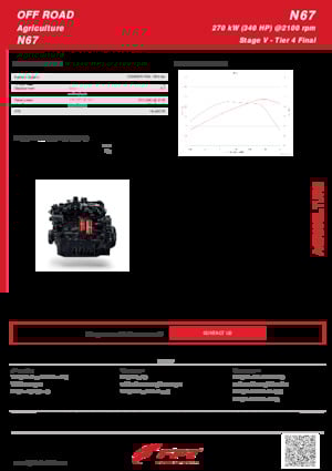 Engines FPT Industrial N67 (270 kW)