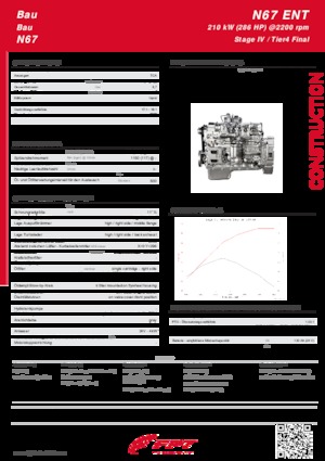 Engines FPT Industrial N67 ENT (210 kW) 