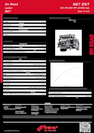 Engines FPT Industrial N67 ENT (235 kW) 