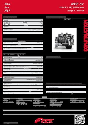 Motorlar FPT Industrial N67 Stage V 
