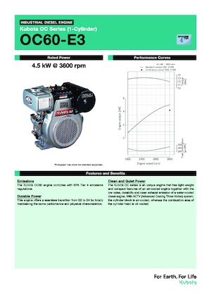 Motorlar Kubota OC60-E3