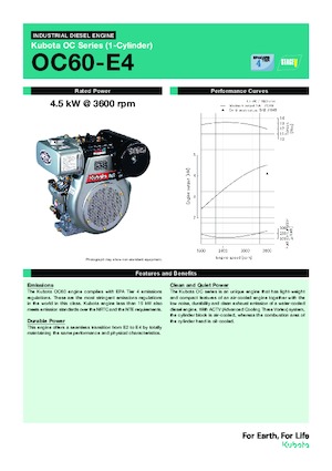 Engines Kubota OC60-E4