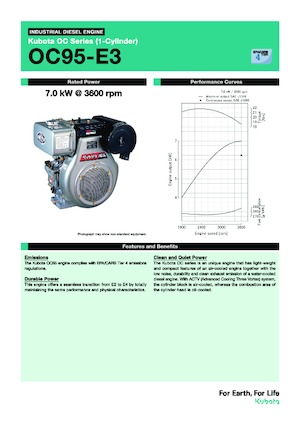 Motorlar Kubota OC95-E3