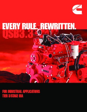Engines Cummins QSB3.3 120 