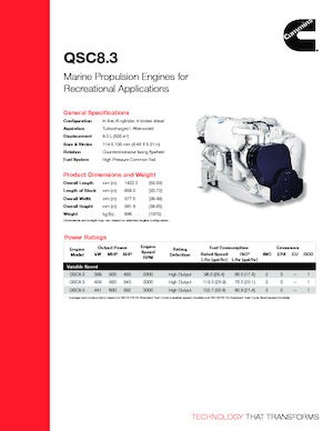 Engines Cummins QSB8.3