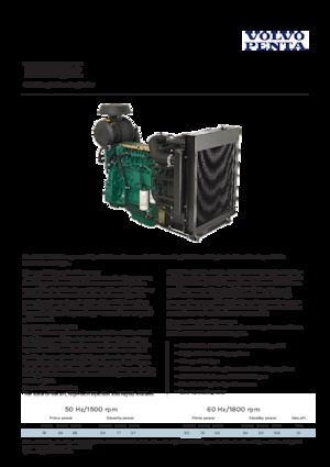 Engines Volvo Penta TAD550GE