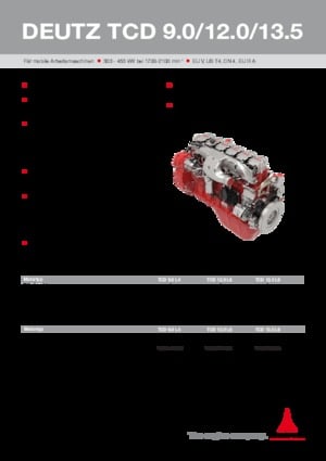 Engines Deutz TCD 13.5 L6