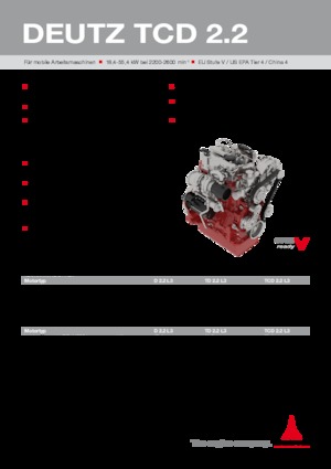 Engines Deutz TCD 2.2 L3