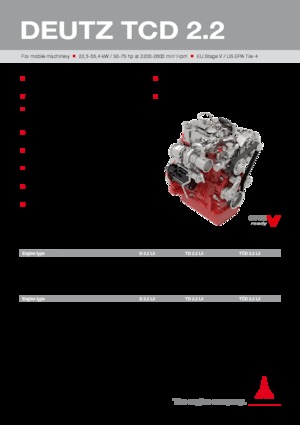 Engines Deutz TCD 2.2 L3