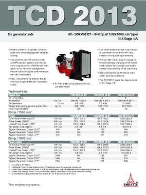 Motorlar Deutz TCD 2013 L6 2V