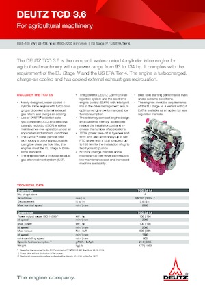 Engines Deutz TD 3.6 L4