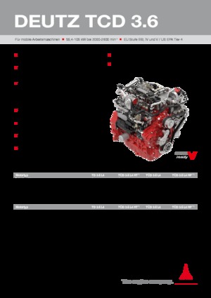 Motorlar Deutz TCD 3.6 L4 HP